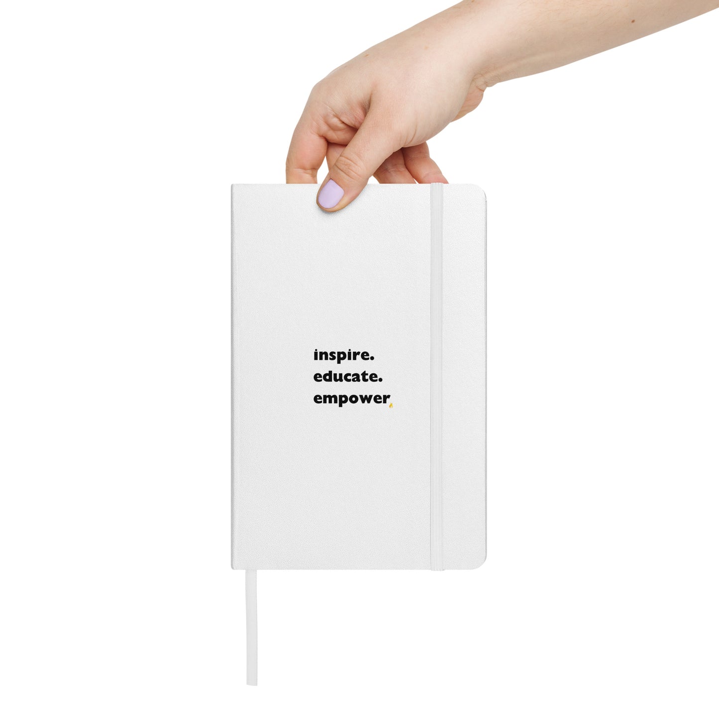 Hardcover bound notebook