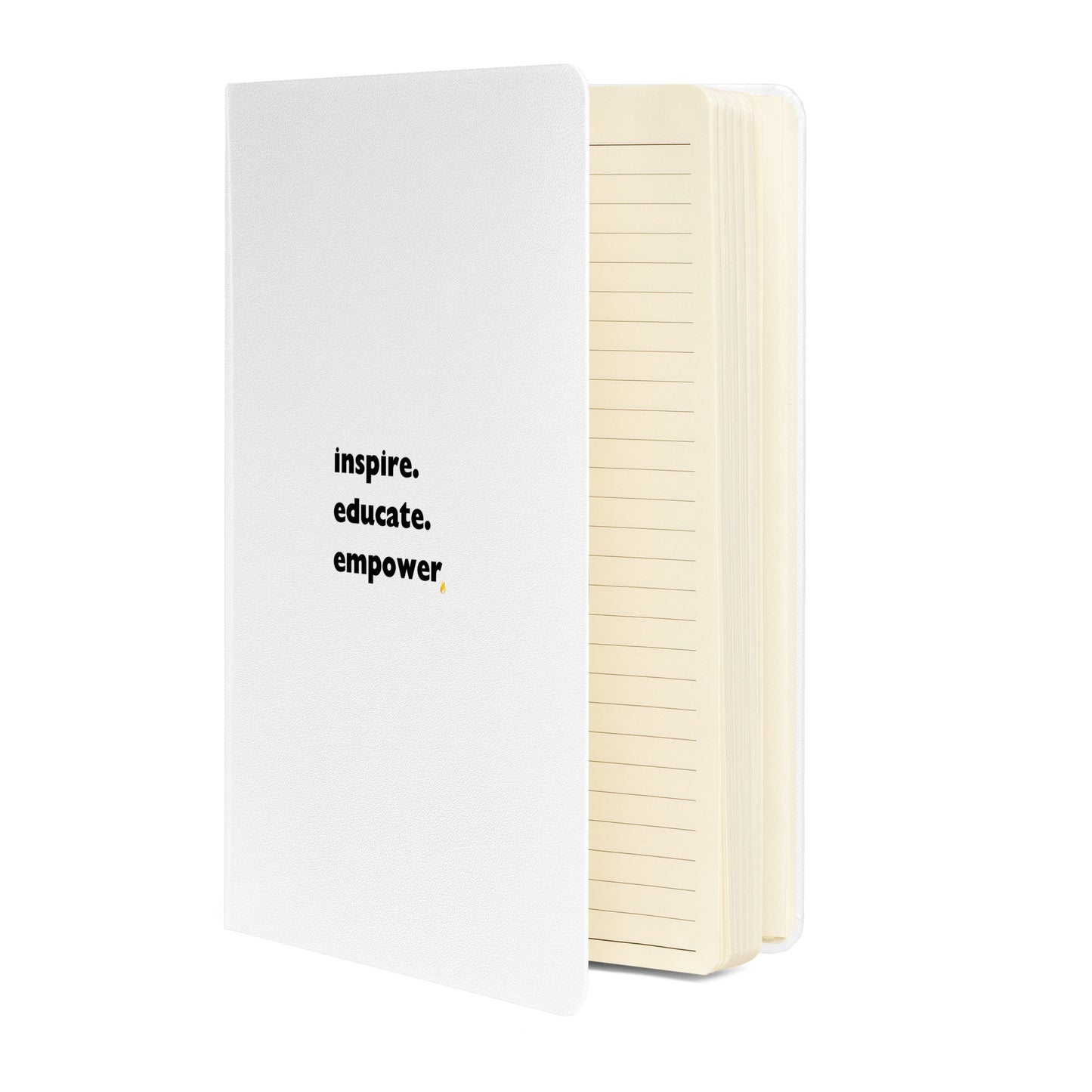 Hardcover bound notebook